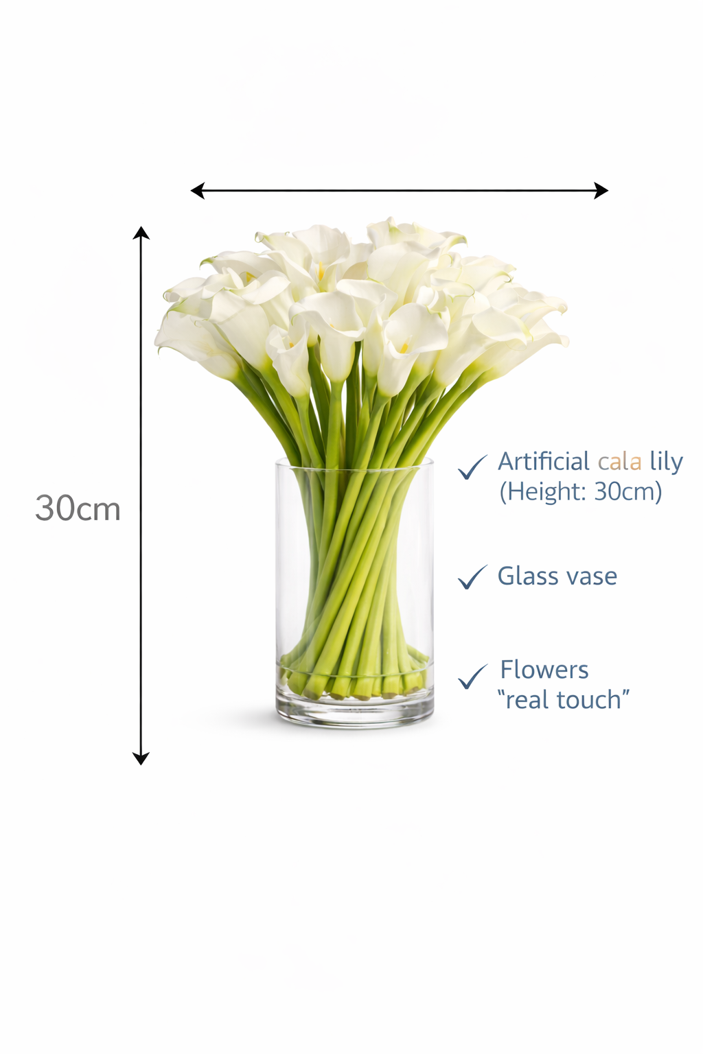 Artificial Calla Lily Arrangement