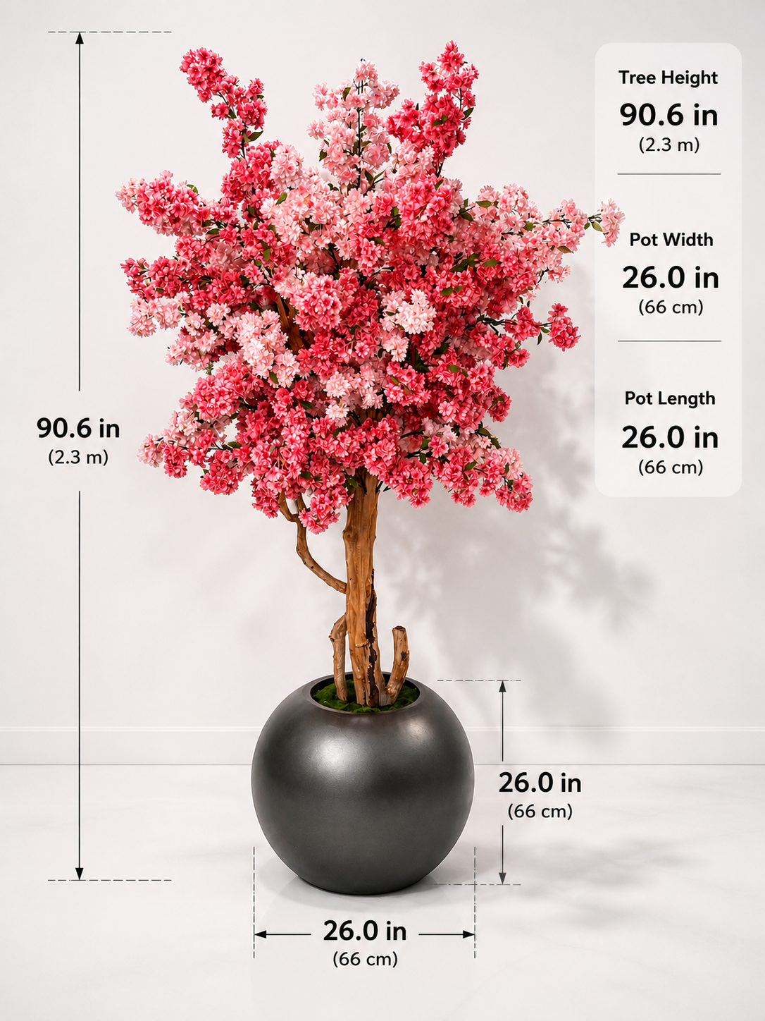 Luxury Pink Cherry Blossom Tree