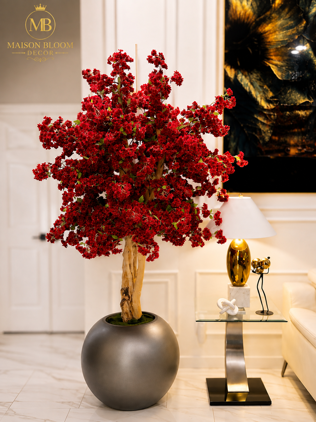 Luxury Red Cherry Blossom Tree